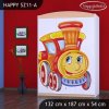 Skříň Happy SZ11 - lokomotiva (Barva bílá)