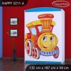 Skříň Happy SZ11 - lokomotiva (Barva bílá)