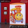 Skříň Happy SZ11 - lokomotiva (Barva bílá)