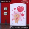 Skříň Happy SZ11 - medvídek s balónky (Barva bílá)