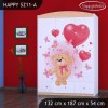 Skříň Happy SZ11 - medvídek s balónky (Barva bílá)