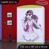 Skříň Happy SZ11 - monster toralei (Barva bílá)