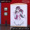 Skříň Happy SZ11 - monster toralei (Barva bílá)