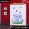 Skříň Happy SZ11 - sloník (Barva bílá)