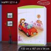 Skříň Happy SZ11 - zpívající auto (Barva bílá)