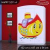 Skříň Happy SZ11 - loď (Barva bílá)