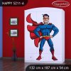 Skříň Happy SZ11 - super man (Barva bílá)