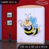 Skříň Happy SZ11 - usměvavá včelka (Barva bílá)