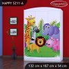 Skříň Happy SZ11 - veselý zvěřinec (Barva bílá)
