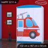 Skříň Happy SZ11 - hasičské auto (Barva bílá)