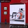 Skříň Happy SZ11 - formule (Barva bílá)