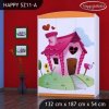 Skříň Happy SZ11 - začarovaný domeček (Barva bílá)