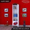 Regál Happy RW01 - pohádkové auto (Barva bílá)
