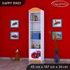 Regál Happy RW01 - pohádkové auto (Barva bílá)