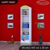 Regál Happy RW01 - bořek stavitel (Barva bílá)