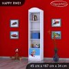 Regál Happy RW01 - bořek stavitel (Barva bílá)
