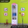 Regál Happy RW01 - čarodějka (Barva bílá)