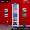 Regál Happy RW01 - ferrari (Barva bílá)