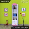 Regál Happy RW01 - hrající lokomotiva (Barva bílá)