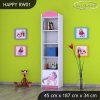 Regál Happy RW01 - jednorožec (Barva bílá)