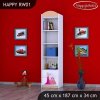 Regál Happy RW01 - princezna se zámkem (Barva bílá)
