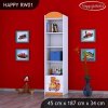 Regál Happy RW01 - lokomotiva (Barva bílá)