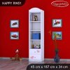 Regál Happy RW01 - medvídek se srdcem (Barva bílá)