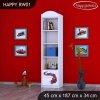 Regál Happy RW01 - vláček (Barva bílá)