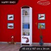 Regál Happy RW01 - vláček (Barva bílá)