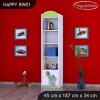 Regál Happy RW01 - slon s balónkem (Barva bílá)