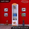 Regál Happy RW01 - zpívající auto (Barva bílá)