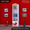 Regál Happy RW01 - veselá housenka (Barva bílá)