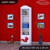 Regál Happy RW01 - veselá housenka (Barva bílá)