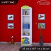 Regál Happy RW01 - veselý medvídek (Barva bílá)