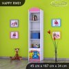 Regál Happy RW01 - veselý medvídek (Barva bílá)