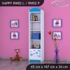 Regál Happy RW02 - letadlo (Barva bílá, Otevírání dvířek pravé)