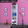 Regál Happy RW02 - super bolid (Barva bílá)