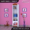 Regál Happy RW02 - hasičské auto (Barva bílá, Otevírání dvířek pravé)