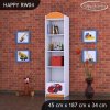 Regál Happy RW04 - pohádkové auto (Barva bílá)