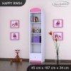 Regál Happy RW04 - bez motivu (Barva bílá)