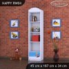 Regál Happy RW04 - bořek stavitel (Barva bílá)