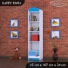 Regál Happy RW04 - bořek stavitel (Barva bílá)