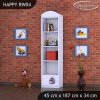 Regál Happy RW04 - velká loď (Barva bílá)