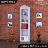 Regál Happy RW04 - hrající lokomotiva (Barva bílá)