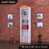 Regál Happy RW04 - barevné pásky (Barva bílá)