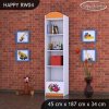 Regál Happy RW04 - barevný želvík (Barva bílá)