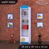 Regál Happy RW04 - lokomotiva (Barva bílá)