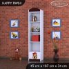 Regál Happy RW04 - pirát (Barva bílá)