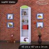 Regál Happy RW04 - vláček (Barva bílá)