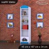 Regál Happy RW04 - policie (Barva bílá)